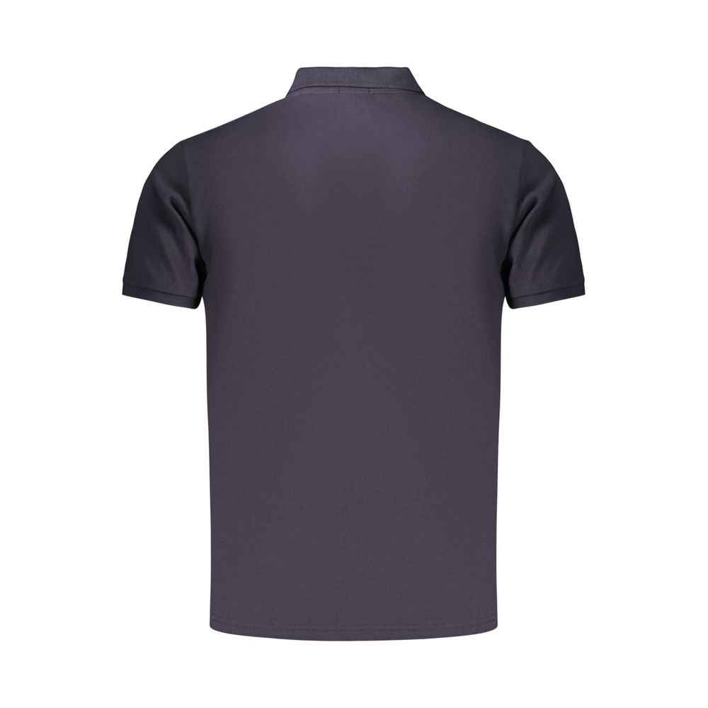 Coveri Moving Blue Cotton Men's Polo