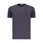 Coveri Moving Blue Cotton Men's T-Shirt