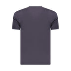 Coveri Moving Blue Cotton Men's T-Shirt