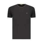 Coveri Moving Black Cotton Men's T-Shirt