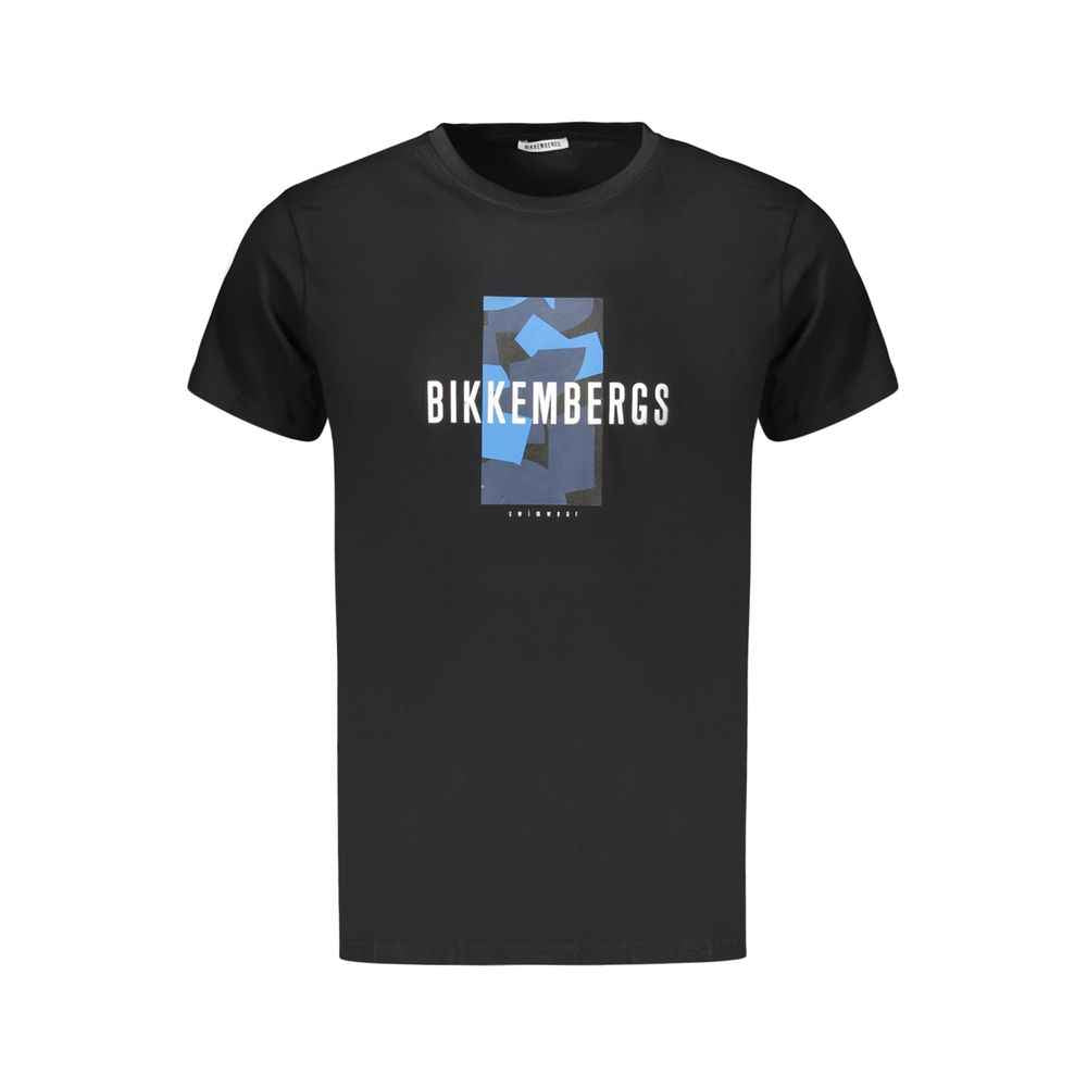 Bikkembergs Black Cotton Men T-Shirt