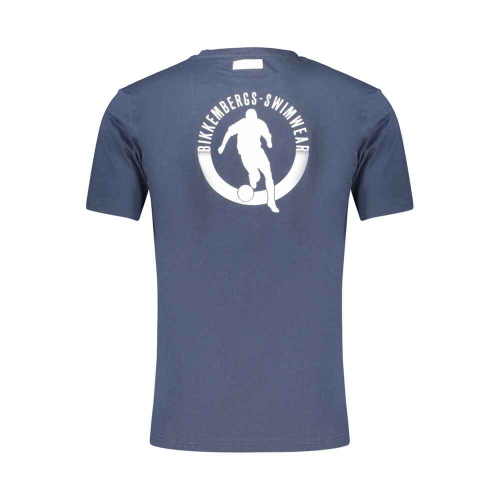 Bikkembergs Blue Cotton Men's T-Shirt