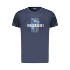Bikkembergs Blu Cotton Men's T-Shirt