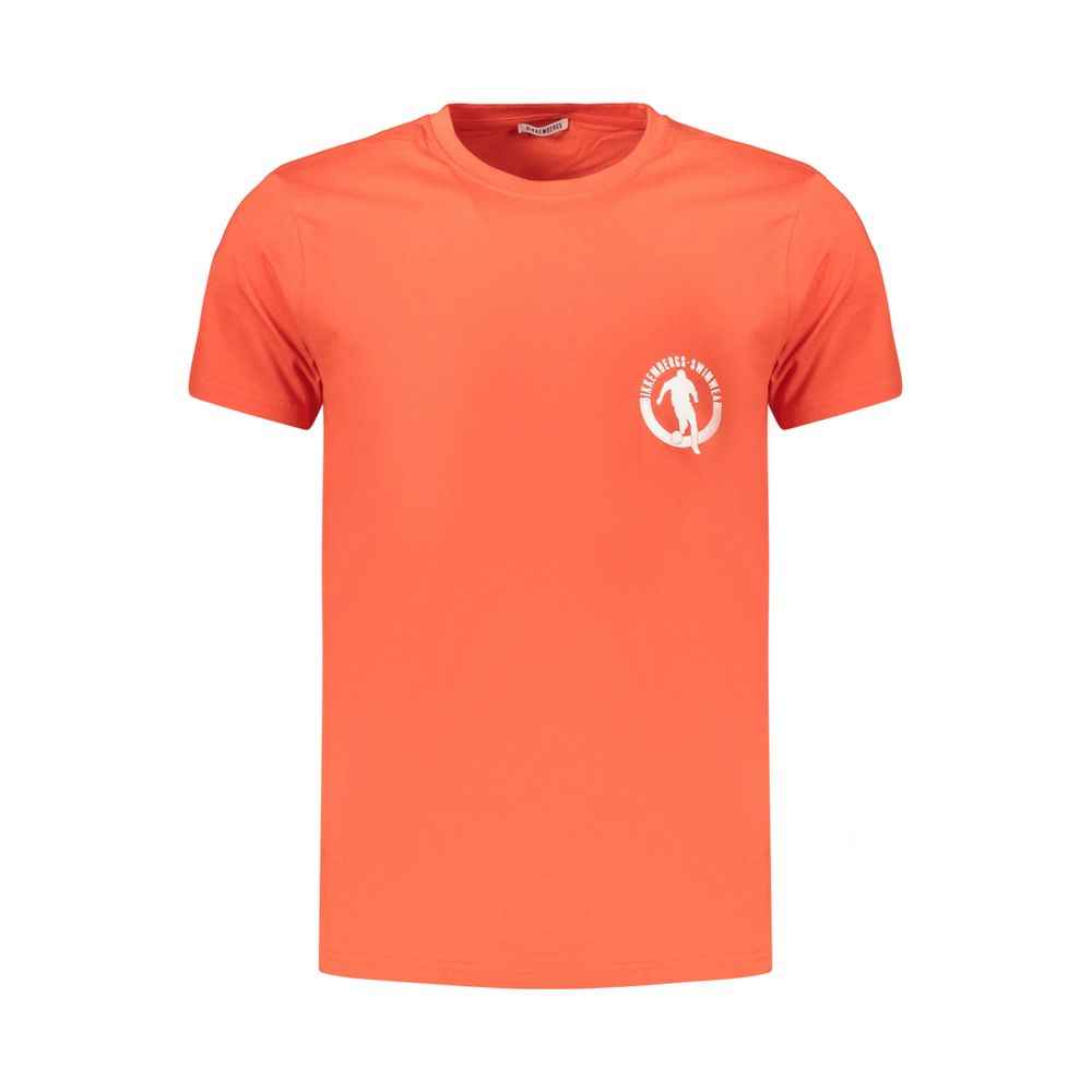 Bikkembergs Orange Cotton Men's T-Shirt