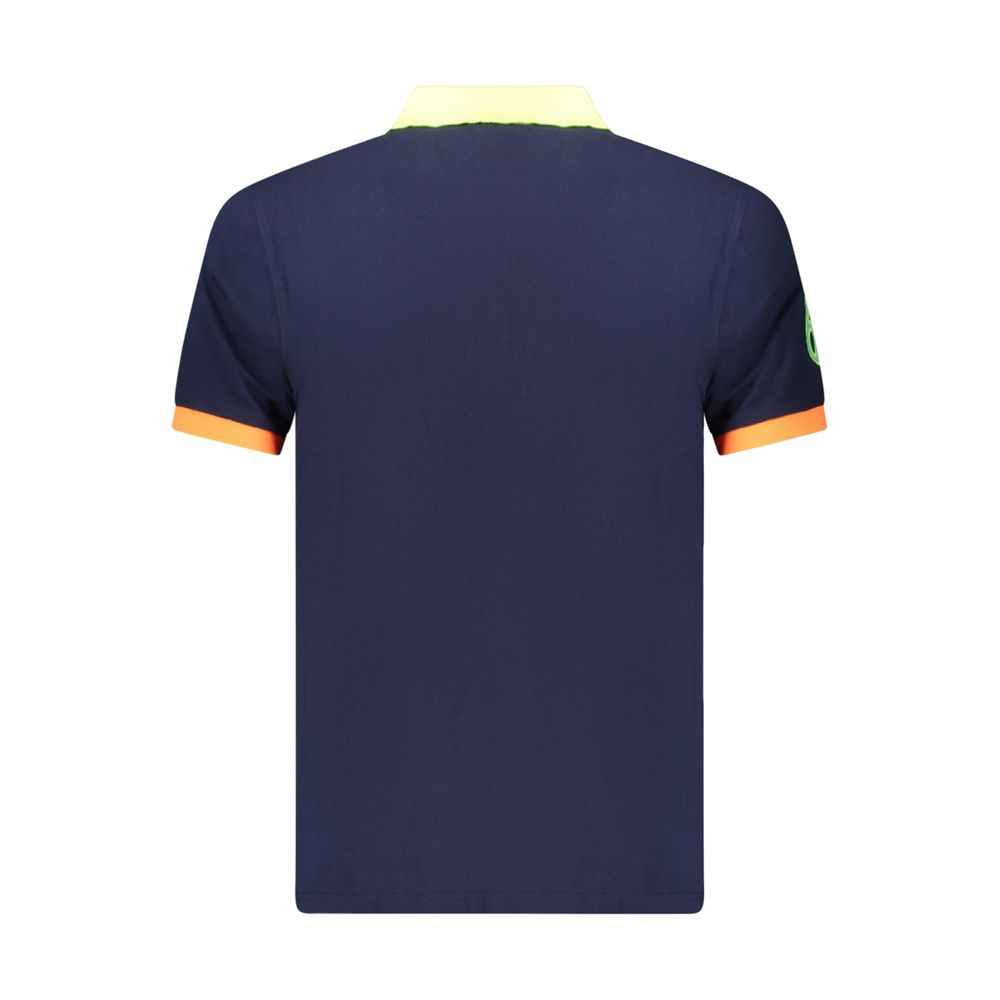 Norway 1963 Blue Cotton Men's Polo Shirt