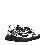 Dolce & Gabbana White Leather Chunky Sneakers