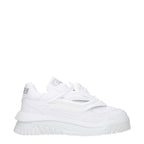 Versace White Leather Sneakers