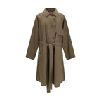 Calvin Klein Bicolor Cotton Trench Coat