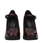 Max Mara Brown Leather High Heel Pumps