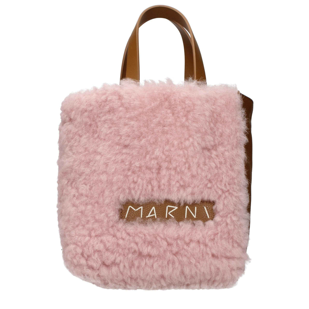 Marni Pink Leather Handbag
