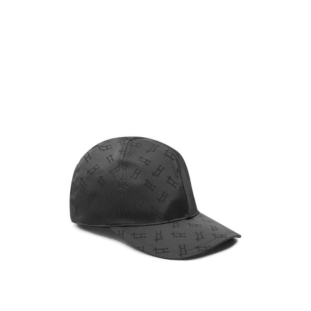 Herno Black Polyamide Cap (Baseball Hat)