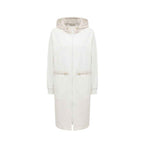 Herno White Cotton Coat