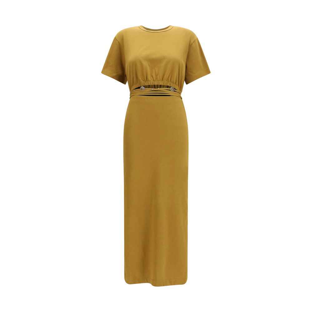 PINKO Brown Cotton Casual Dress