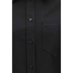 Balenciaga Black Cotton Dress Shirt