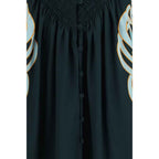 La Double J Blue Silk Casual Dress