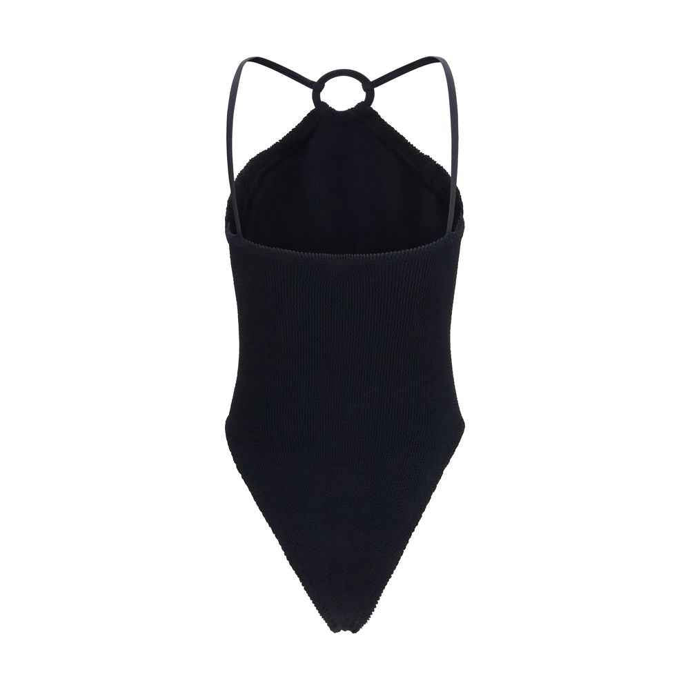 Hunza G Black Polyamide One-Piece Swimsuit