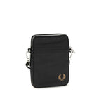 Fred Perry Black Nylon Shoulder Bag