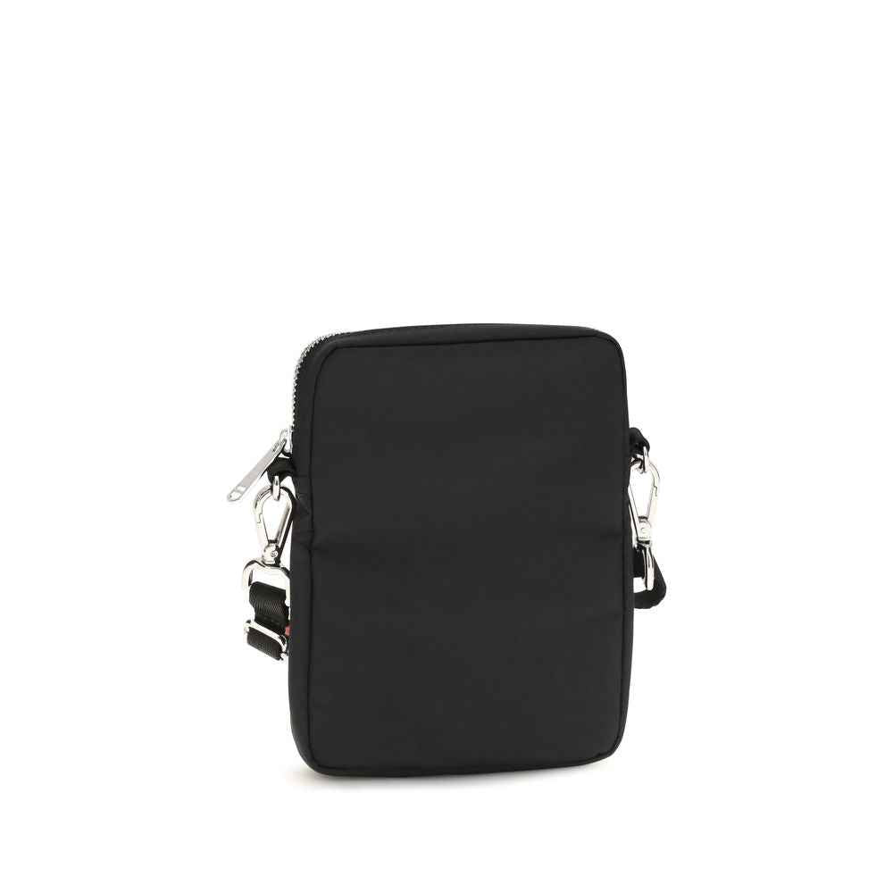 Fred Perry Black Nylon Shoulder Bag