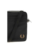 Fred Perry Black Nylon Shoulder Bag