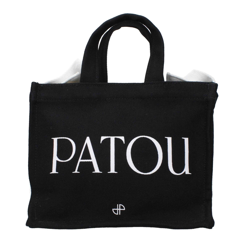 Patou Black Cotton Handbag