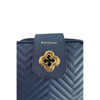 Baldinini Trend Blue PU Women Crossbody Bag