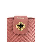 Baldinini Trend Pink PU Women Crossbody Bag