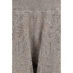 Brunello Cucinelli Beige Linen Casual Pants