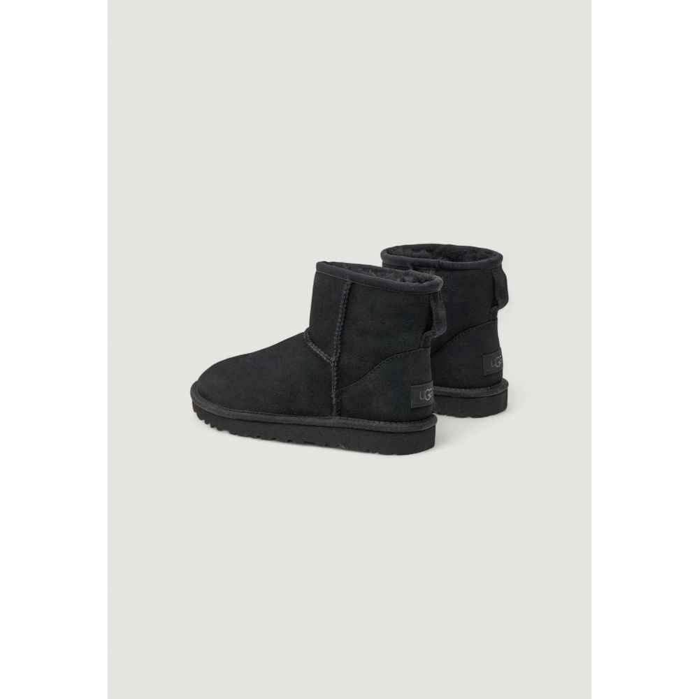 UGG Black Suede Leather Ankle Boots