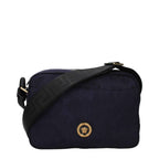 Versace Blue Fabric Crossbody Bag