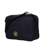 Versace Blue Fabric Crossbody Bag