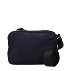Versace Blue Fabric Crossbody Bag