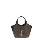Saint Laurent Bicolor Napa Leather / Calf Bos Taurus Shoulder Bag