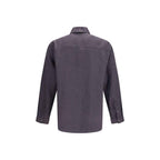 Deperlu Gray Linen Shirt