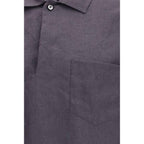 Deperlu Gray Linen Shirt