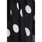 Khaite Black Silk Skirt