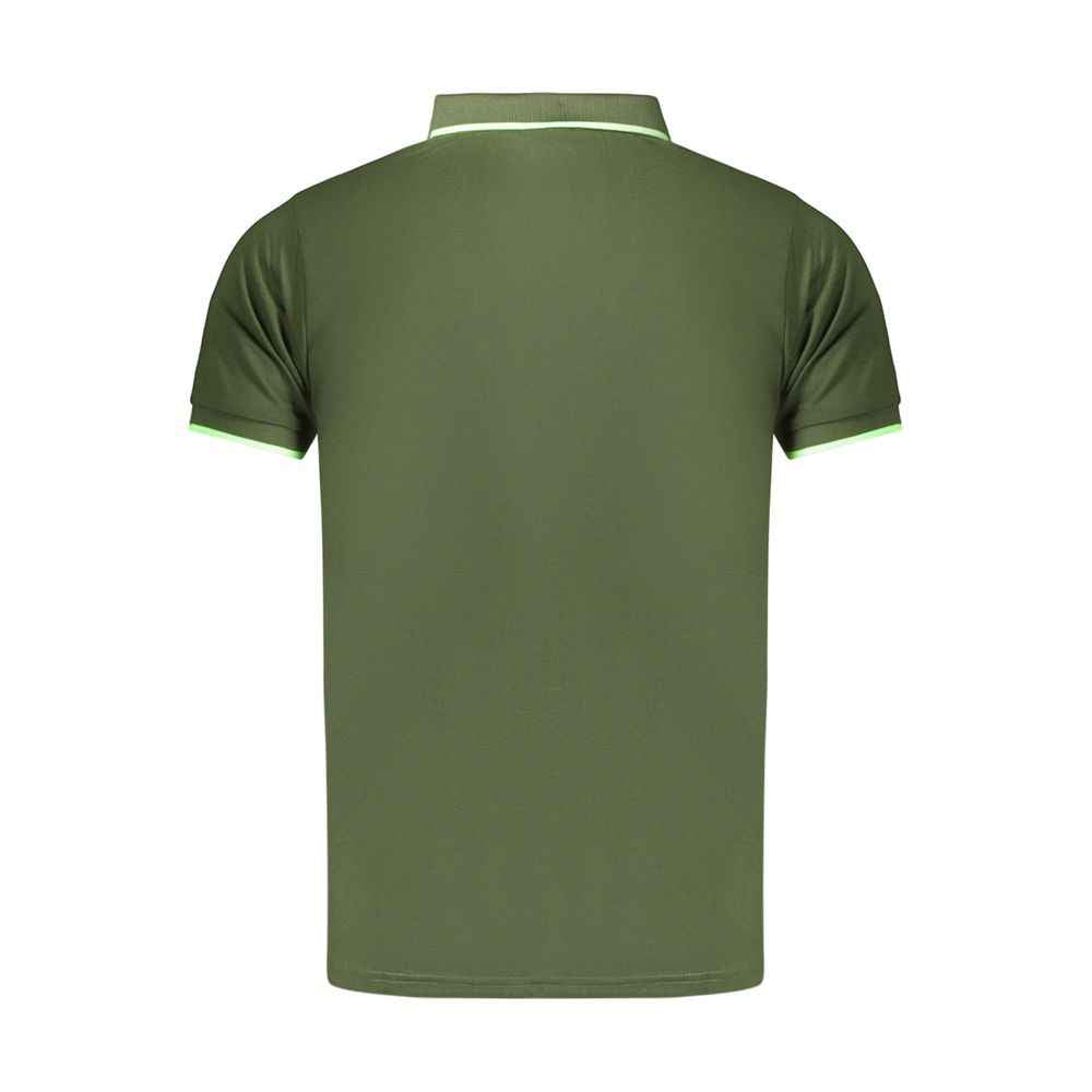 Lotto Green Polyester Men's Polo Shirt