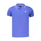 Lotto Blue Polyester Men's Polo Shirt
