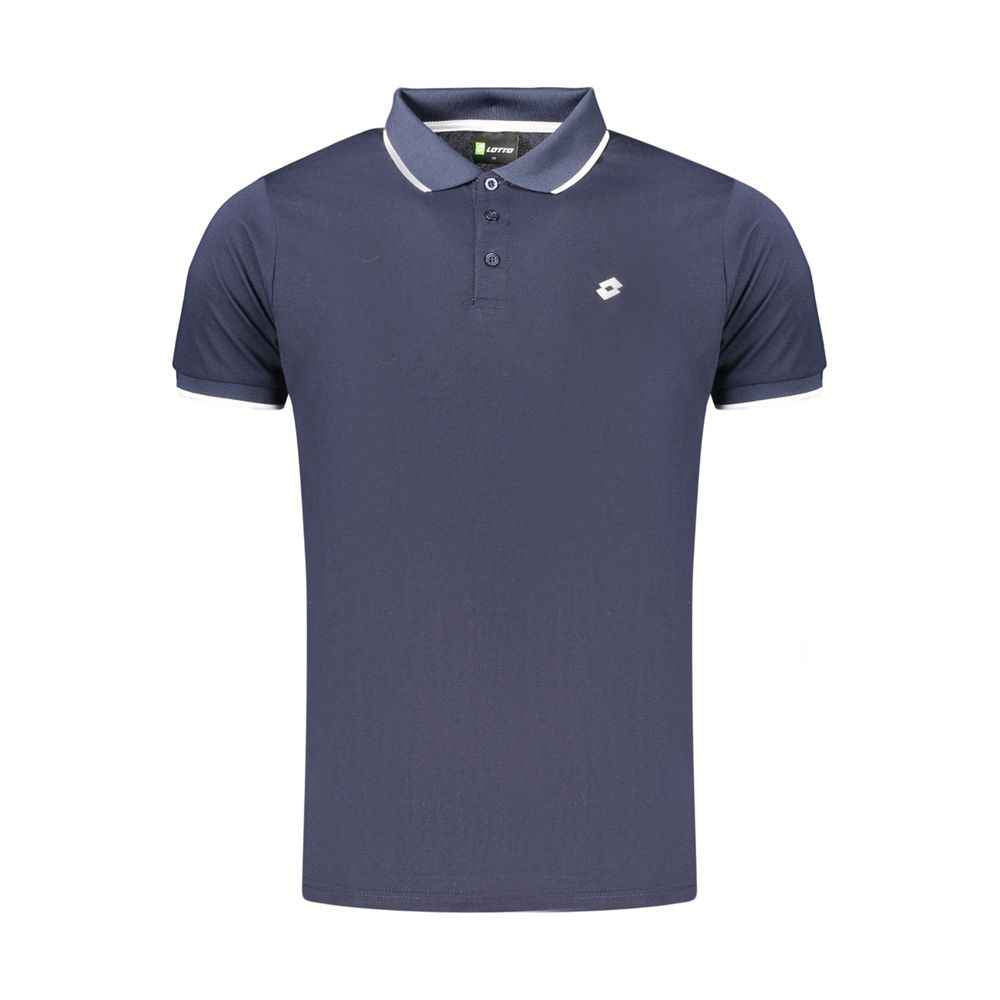 Lotto Blue Polyester Men's Polo Shirt