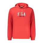 Fila Red Cotton Men's Hoodie