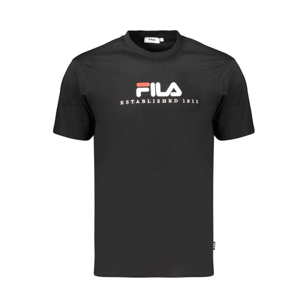 Fila Black Cotton Men's T-Shirt