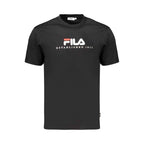 Fila Black Cotton Men's T-Shirt
