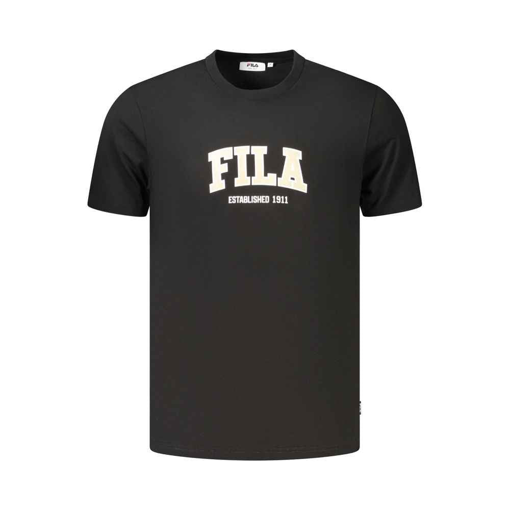 Fila Black Cotton Men's T-Shirt