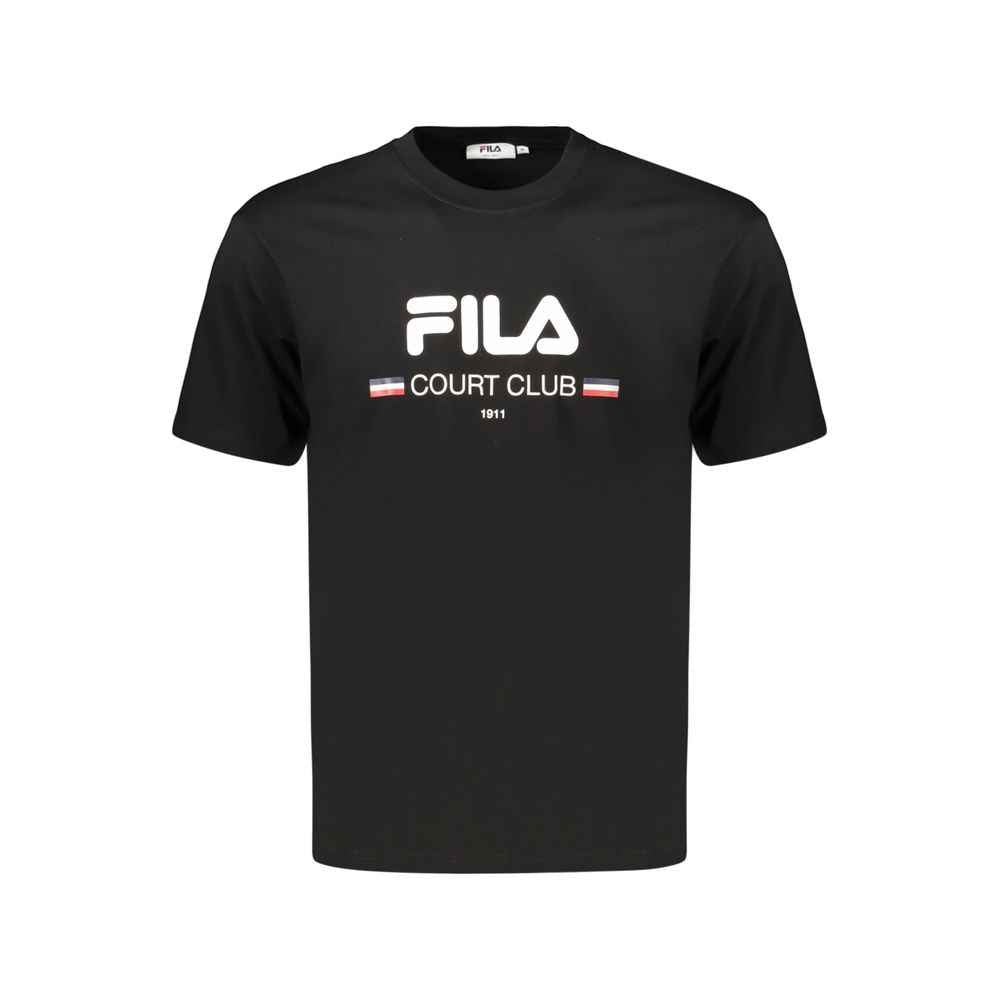 Fila Black Cotton Men's T-Shirt