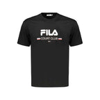 Fila Black Cotton Men's T-Shirt