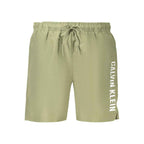 Calvin Klein Green Polyester Men's Swim Shorts