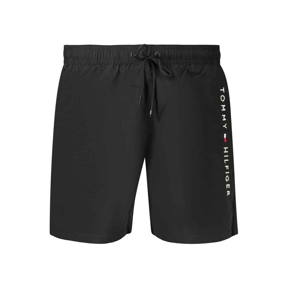 Tommy Hilfiger Black Polyester Men's Swimwear