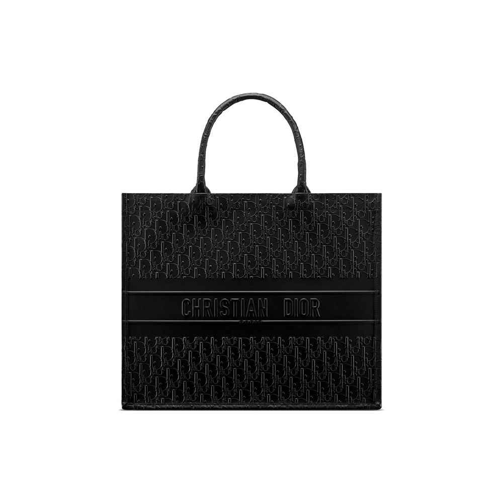 Dior Black Calfskin Tote Bag