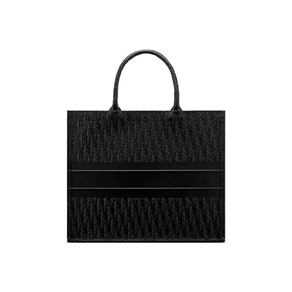 Dior Black Calfskin Tote Bag