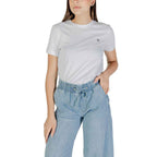 Calvin Klein Jeans White Cotton T-Shirt