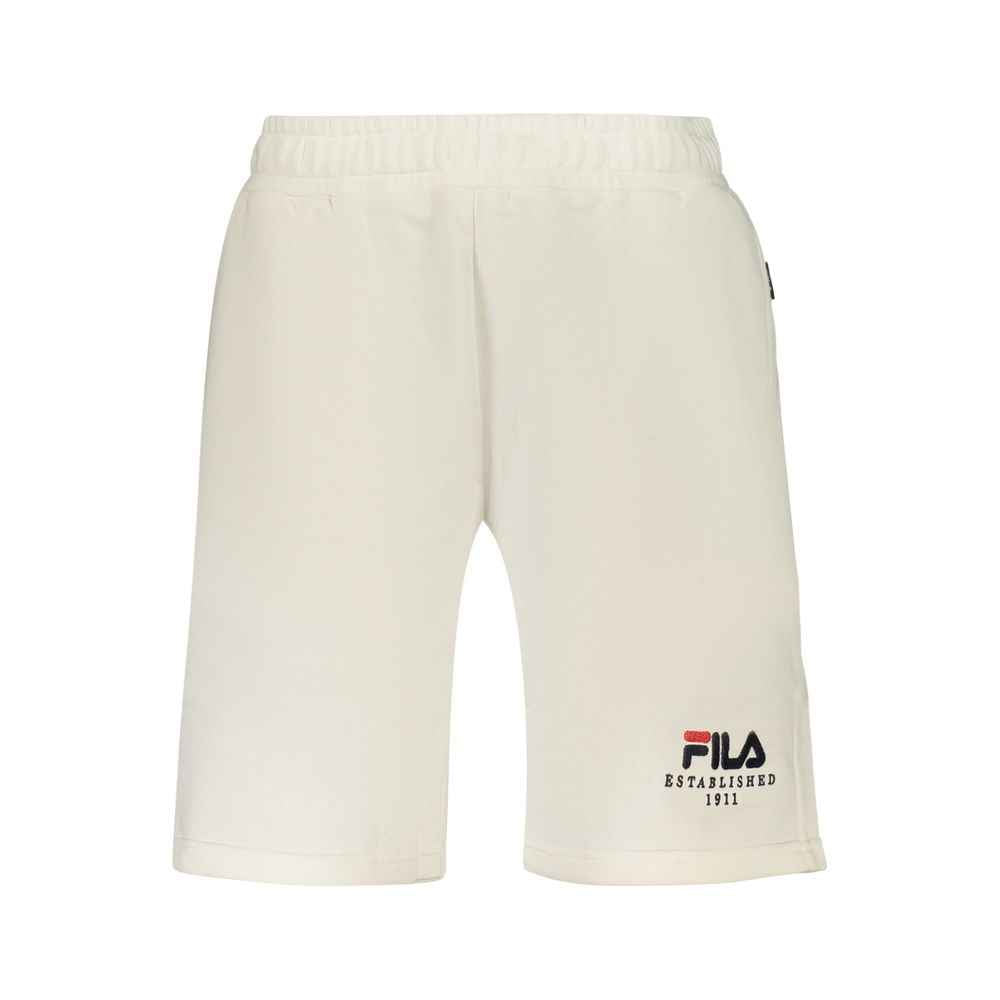 Fila White Cotton Men's Pant